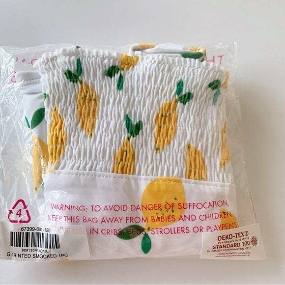 Hanna Andersson Girl Smocked One Piece Suit 5T 5 Years 110 Cm or 6-7 years 120 - Picture 8 of 10